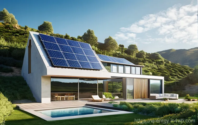 분산형 에너지 시스템과 스마트 홈의 관계 - **Prompt 2: Interior Smart Home Energy Management Experience**
    A bright, clean, and contemporary...