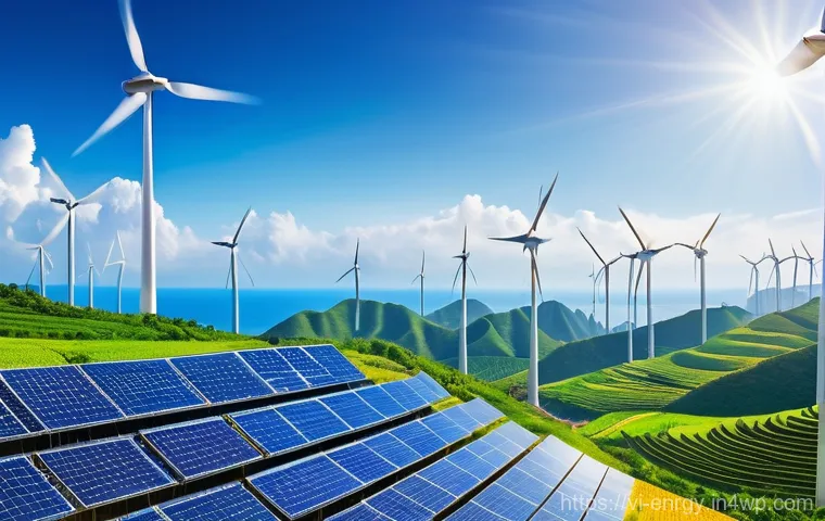 분산형 에너지 시스템과 그린 에너지의 연결 - **Prompt:** A breathtaking panoramic view of Vietnam's sun-drenched coastal landscape, showcasing va...