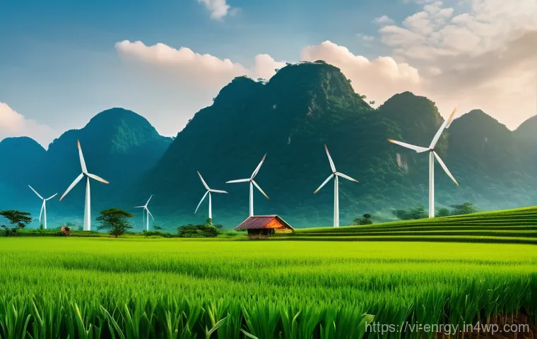 분산형 에너지 시스템과 신재생 에너지의 융합 - Here are three detailed image prompts in English, designed to be safe for a 15-year-old audience and...